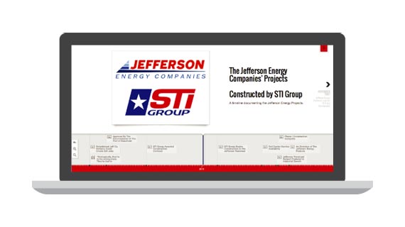 The Jefferson Energy Projects Timeline By STI Group and Jefferson Energy Companies The Jefferson Energy Projects Timeline By STI Group and Jefferson Energy Companies